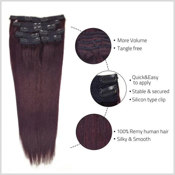 Hair Couture Lengths 7pcs Clip - Image 8
