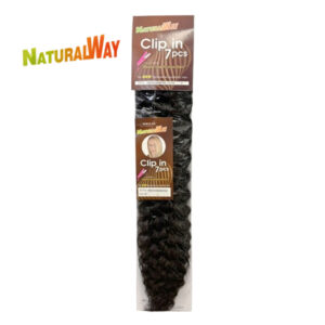 NaturalWay Synthetic Clip in Water Wave 7pcs 20"