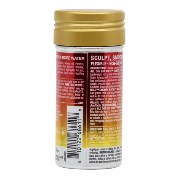 ALL DAY GOT HOLD WAX STICK Coconut Water and Rose Water 2.7 oz - Image 3