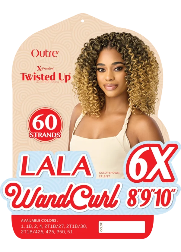 OUTRE X-PRESSION - TWISTED UP WET - LALA WANDCURL 8" 9" 10" 6X - Image 3