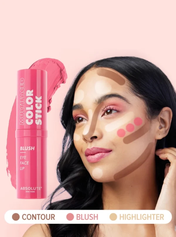 ABSOLUTE MULTIFACED COLOR STICK (CONTOUR/HIGHLIGHTER/BLUSH) - Image 4