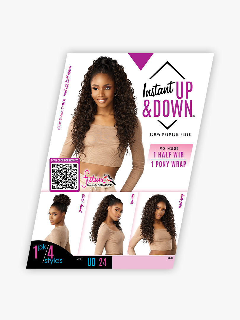 SENSATIONNEL INSTANT UP & DOWN HALF WIG - UD 24 - Image 9