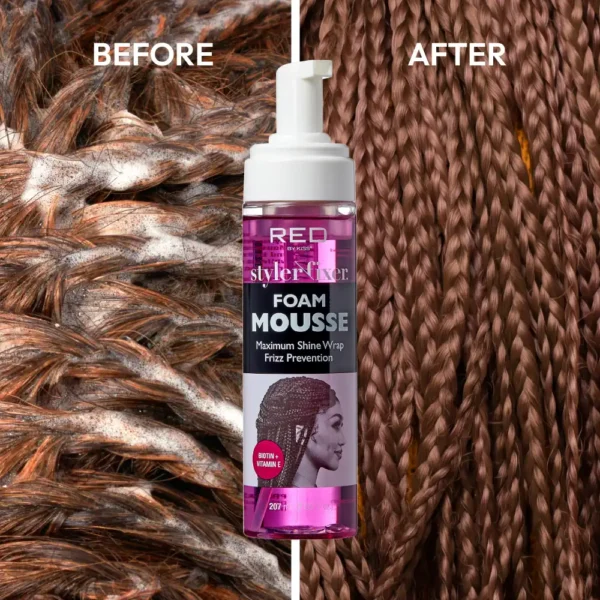 RED BY KISS Styler Fixer Foam Mousse Biotin & Vitamin E - Image 5