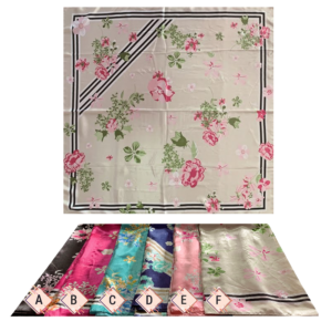 BEAUTY TOWN SILKY SATIN SCARF 35" - #06195