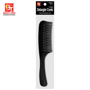 BEAUTY TOWN LARGE DETANGLER COMB - BLACK #09371