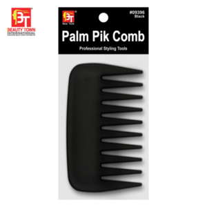 BEAUTY TOWN PALM PIK COMB - BLACK #09396