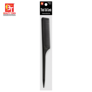 BEAUTY TOWN THICK TAIL COMB - BLACK #09412
