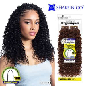 Shake-N-Go Organique - Feather Crochet Water Curl 18"