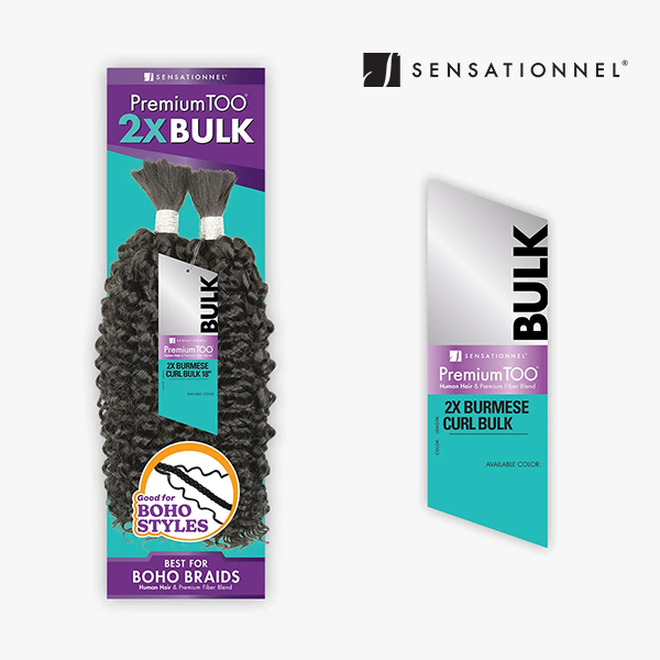 Sensationnel 2X BURMESE CURL 14" (PREMIUM TOO)