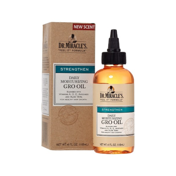 DR. MIRACLE’S DAILY MOISTURIZING GRO OIL 4oz