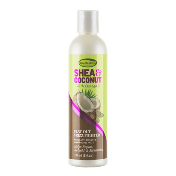 GroHealthy Shea & Coconut With Omega 3 Flat Out Frizz Fighter 8oz