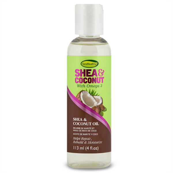 GroHealthy Shea & Coconut With Omega 3 Shea & Coconut Oil 4oz