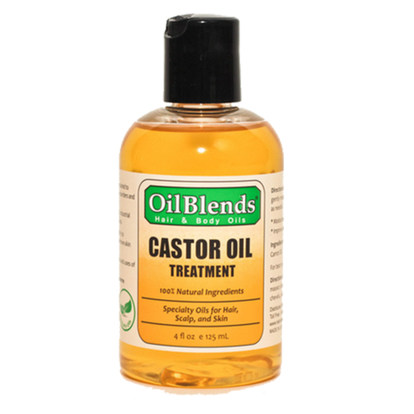 OilBlends Castor Oil Treatment for Hair, Scalp, and Skin 4oz