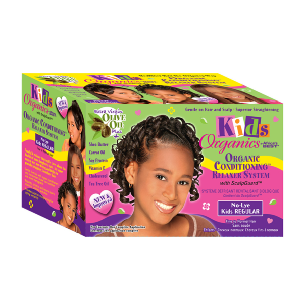 Africa's best kids organics Organic Conditioning Relaxer System-No-Lye Kids REGULAR