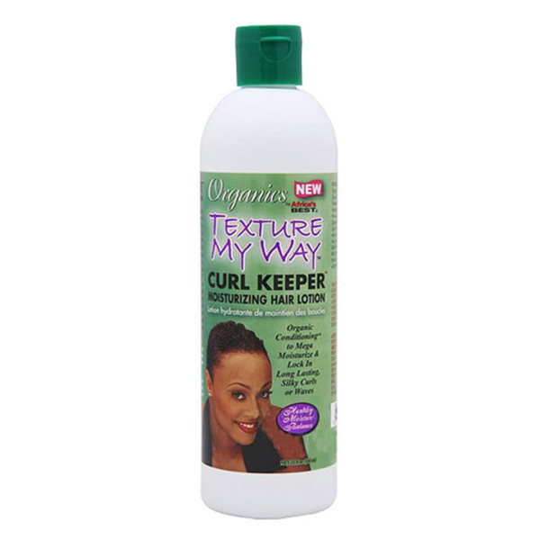 Organics by Africa's BEST TEXTURE MY WAY CURL KEEPER - MOISTURIZING HAIR LOTION 12oz