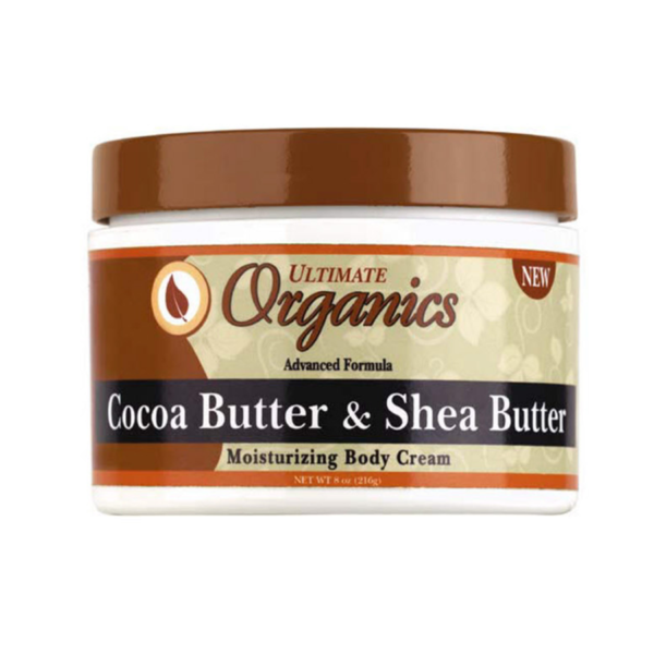 Organics by Africa's BEST COCOA BUTTER & SHEA BUTTER BODY CREAM 8oz