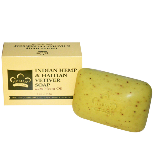 NUBIAN INDIAN HEMP&HAITIAN VETIVER SOAP 5oz