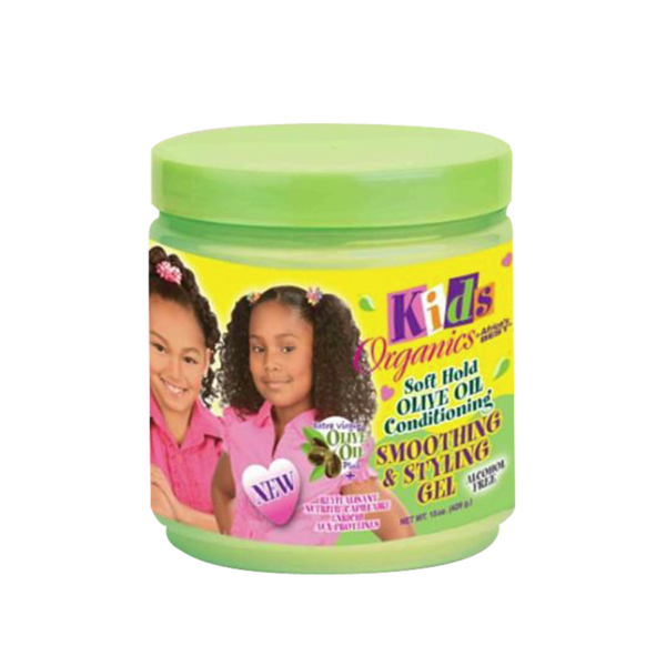 Africa's best kids organics SOFT HOLD Olive Oil Smoothing & Styling Gel 15oz